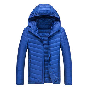 Chaqueta Térmica de Plumón para Senderismo al Aire Libre con Capucha de Piel de Lobo, Chaqueta de Invierno para Hombre, Resistente al Polvo - Product Image 1