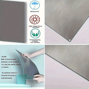 Panneau de signalisation routière en métal composite « Interdiction de stationnement » CIFbuy, durable, avec TikTok pour le service de récupération Temu - Product Image 5