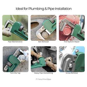 Llave Ajustable de Alta Calidad de 12 Pulgadas, Herramienta de Plomería Resistente, Acero al Cromo Vanadio, Agarre Fuerte, Gran Capacidad - Product Image 5