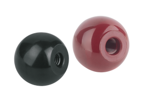 K0159 Black Ball Cabinet Knob Internal Thread Furniture Handle Metal <b>Insert</b> Round Pull for <b>Wardrobe</b> Drawer - Product Image 2