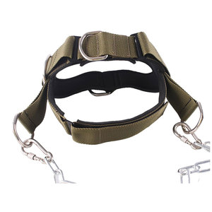 Arnés de Cuello de Nailon Rosa con Cadena de Metal Ajustable para Entrenamiento de Boxeo, Equipo de Protección - Product Image 3