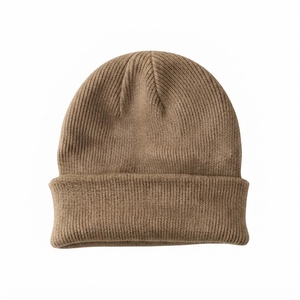 DRESHOW BQUBO 3 gorros casuales para bebé, 100% acrílico, color sólido, tejido jacquard, gorros cálidos de invierno, unisex, 48-50 cm, bebés de 3 meses a 6 meses - Product Image 3