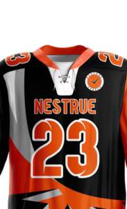 Maillots de hockey sur glace personnalisés pour équipes, vêtements de hockey professionnels, uniformes de sports d'hiver en gros, maillots de hockey sublimés, tenues d'entraînement - Product Image 6