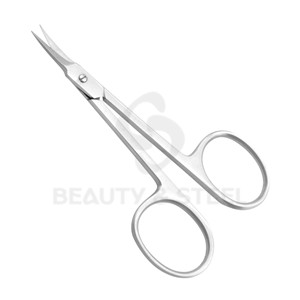 Professional Curved Cuticle Scissors with Needle-Sharp Tips and <b>Sandblasted</b> Matte Finish for Precision Care - Product Image 2