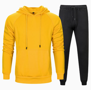 Conjunto Deportivo Unisex Personalizado con Logotipo, Sudadera con Capucha y Pantalones Deportivos de Alta Calidad, Ropa Deportiva Lisa Personalizada - Product Image 6