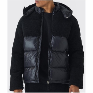 เสื้อแจ็คเก็ตผู้ชายขายส่ง แจ็คเก็ตพัฟเฟอร์บุขนเป็ดสำหรับฤดูหนาวแบบใหม่ เสื้อโค้ทกันหนาวหนา เสื้อแจ็คเก็ตบับเบิ้ลอุ่นๆ - Product Image 1