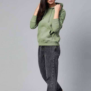 Sweat-shirts à capuche décontractés pour femmes, pulls à manches longues, vêtements pour femmes, sweat-shirts à capuche et pulls unis, nouveaux arrivages - Product Image 3
