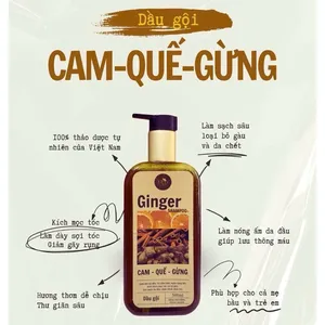 Champú de Naranja, Canela y Jengibre 300ML Vietnam |   CUIDADO HERBAL DEL CABELLO Y CUERO CABELLUDO - Product Image 1
