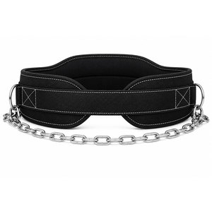 Cinturón de Neopreno Personalizado al por Mayor, Resistente y de Alta Calidad, 10 mm de Grosor, con Doble Cadena Ajustable, Soporte Lumbar Ecológico para Gimnasio - Product Image 2