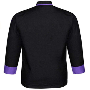 เสื้อเชฟผ้าแคนวาสคุณภาพสูง ดีไซน์ใหม่สำหรับมืออาชีพ ปี 2026 สำหรับร้านอาหาร ใช้ได้ทั้งชายและหญิง  เสื้อเชฟครัวแบบสั่งทำได้ - Product Image 5