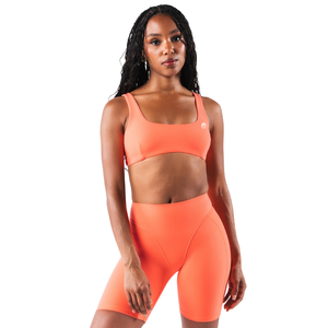 Sujetador deportivo de cuello cuadrado para mujer, sin costuras, ajuste moldeado, para yoga, fitness, gimnasio, entrenamiento, ropa deportiva elástica, OEM - Product Image 1