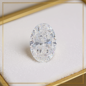 Diamant non monté certifié IGI 5.42 ovale VVS2, diamant cultivé neuf - Product Image 3