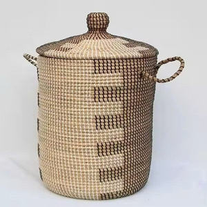 Wicker <b>Laundry</b> Basket Handmade Woven <b>Storage</b> Hamper for Bathroom <b>Organization</b> Wholesale Supplier Vietnam - Product Image 2
