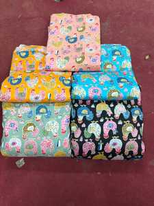 Premium Cotton Printed <b>Fabric</b> Sustainable Floral Artisan Hand Block Print for Summer Apparel and Home Decor Textiles - Product Image 3