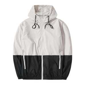 Veste coupe-vent à capuche ajustable grande taille, prix de gros, veste coupe-vent la plus vendue - Product Image 5