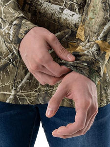 Sweat-shirt à capuche Realtree Camo pour homme, 100% polyester respirant, vêtements de chasse, pêche, camouflage extérieur - Product Image 3