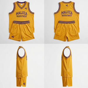 Uniforme de Baloncesto Sublimado Personalizado, Conjunto de Camiseta sin Mangas con Cuello en V y Pantalones Cortos, Ropa de Baloncesto Ligera para Entrenamiento - Product Image 6