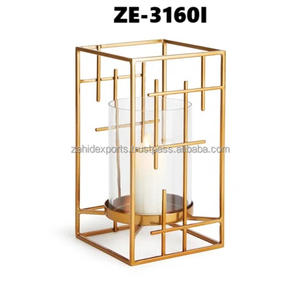 Premium Handmade Metal <b>Candlestick</b> <b>Holder</b> Glossy <b>Brass</b> Ornamental Shine Floral Details Christmas Home Decor Zahid Exports India - Product Image 1