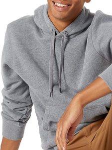 <b>Fashionable</b> 450 GSM Pullover Hoodies Men Heavy Weight Streetwear Blank Men's Custom Embroidery Pullover Hoodies - Product Image 6