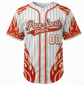Maillot de baseball unisexe pour hommes et femmes, sublimation professionnelle pour les matchs universitaires, 100% coton biologique respirant, séchage rapide, grandes tailles - Product Image 3