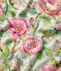 Organic 100% Viscose Woven Floral <b>Fabric</b> Breathable & Lightweight for Women's Dresses Skirts Apparel-Customizable - Product Image 4