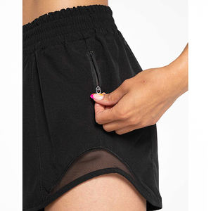 Shorts Deportivos para Mujer al Por Mayor, de Alta Calidad, Personalizados OEM, de Poliéster y Elastano, de Secado Rápido, Transpirables, con Cintura Elástica, Colores Personalizados - Product Image 3