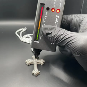 เครื่องประดับมอสซาไนต์สุดหรูแบบคลาสสิก เงินแท้ 925 จี้รูปกางเขน จี้ฮิปฮอป จี้สัญลักษณ์ทางศาสนา จี้คริสเตียน - Product Image 6