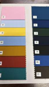 ผ้าซาตินโพลีเอสเตอร์ 100% สีดำออนิกซ์ เนื้อผ้านุ่มผสมโพลีคอตตอน สำหรับเสื้อเชิ้ตเด็กผู้หญิงและเสื้อผ้าส่งออก - Product Image 2