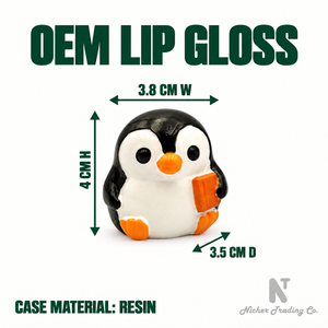 Set de Mini Figuras de Brillo Labial con Forma de Pingüino Adorable para Recuerdos de Fiesta, Regalos, Impulso de Ventas, Mostrador de Pago, Regreso a Clases, OEM Personalizado - Product Image 2