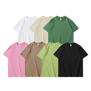 T-shirt personnalisé de haute qualité 100% coton, impression sur mesure, étiquette privée, col rond doux, 220 g/m², homme, femme, unisexe, décontracté - Product Image 1