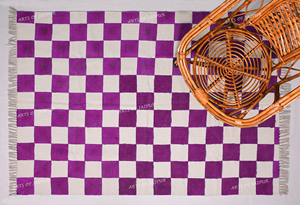 Traditional Indian Craft Bohemian Style Cotton Rug Handmade Eco-Friendly Geometric Pattern Area <b>Carpet</b> Custom Made Floor - Product Image 6