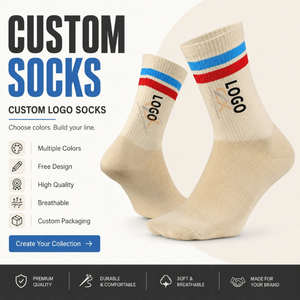 Calcetines Deportivos Coolmax Personalizados, Transpirables y Acolchados para Correr, Ciclismo y Gimnasio - Product Image 1