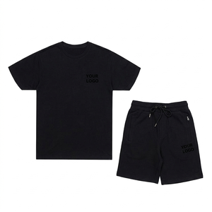 ชุดเสื้อยืดและกางเกงขาสั้นผ้าไหมแท้ 100% ระบายอากาศได้ดี สำหรับเล่นกีฬา แบบสวมใส่ได้ทั้งชายและหญิง  ลายเรียบ  ชุด 2 ชิ้น สำหรับฤดูร้อน  ผลิตด้วยเทคนิคการพิมพ์ดิจิทัล - Product Image 1