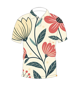 Chemise à manches courtes pour homme, imprimé floral personnalisé, style décontracté, pour l'été, vêtements de plage, en coton tricoté, imprimé numérique, fabricant ODM - Product Image 4