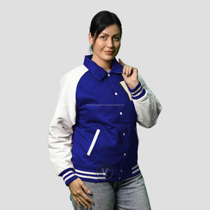 Chaqueta de sarga de algodón con letras para hombre de entrega rápida de alta calidad, chaqueta universitaria para hombre - Product Image 5