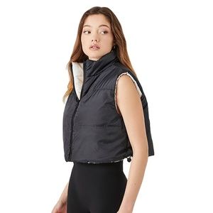 Chaqueta de invierno acolchada sin mangas para mujer, de punto transpirable con cremallera completa, novedad 2026, venta al por mayor OEM, gran éxito de ventas - Product Image 4