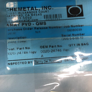 AMAT 0020-24746 Shield Lower High Cond 101 AL 8 - Equipo y piezas de semiconductores de confianza de la marca global Legacy - Product Image 3
