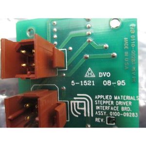 AMAT 0100-09283 PCB ASSY,STEPPER DRIVER INTERFACE - อุปกรณ์และชิ้นส่วนเซมิคอนดักเตอร์ระดับโลกที่เชื่อถือได้ - Product Image 1