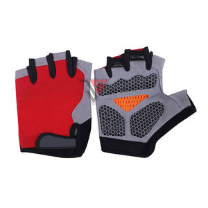Gants de cyclisme demi-doigts respirants et antidérapants pour hommes, gants de vélo pour sports de plein air, en tissu polyester - Product Image 3