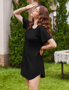 Womens Animal Print V-neck Drawstring Short Sleeve Featherlight Spandex/Polyester Lace Robe Air Circulation Silky Factory Custom - Product Image 1