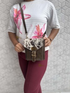 Nuevo bolso bandolera de cuero genuino, elegante bolso cruzado de piel de vaca, bolso de mano de lujo de alta calidad, multiusos, estilo bohemio. - Product Image 1
