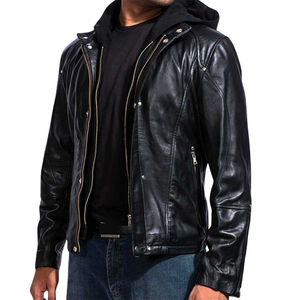 Fully Customized Genuine Cowhide Leather <b>Jacket</b> for <b>Men</b> Winter <b>Warm</b> Vintage Style Linen Lining 320g Fabric Weight Made Pakistan - Product Image 2