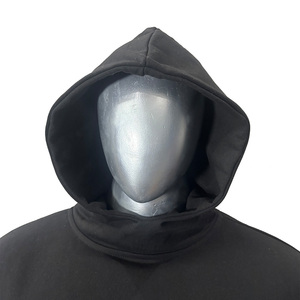 OEM <b>Custom</b> Logo Heavyweight Fleece Boxy Fit Hoodies For Men <b>Balloon</b> Hoodies Winter Casual Pullover Blank Oversized Hoodie - Product Image 2