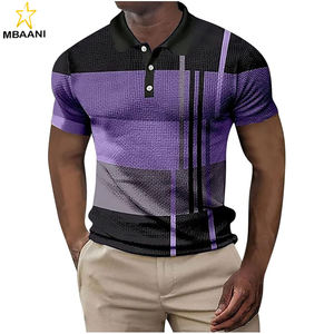Camisetas Polo de Manga Corta para Hombre, Camisetas Casuales de Golf con Estampado, Camisetas Deportivas de Verano que Absorben la Humedad - Product Image 1
