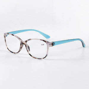 Gafas de Lectura para Mujer, Diseño Ojo de Gato, Ovaladas, Ligeras, Marco de Plástico, Logotipo Personalizado, Venta al Por Mayor, +1.00 a +4.00 - Product Image 2