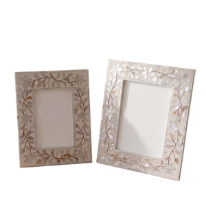 Luxury Mother of Pearl Inlay <b>Photo</b> <b>Frame</b> Indian Handmade <b>Black</b> Wooden MOP Picture <b>Frame</b> For Premium Tabletop Decor & Wholesale - Product Image 3