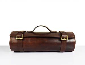 Estuche Organizador de Cuchillos de Chef Profesional de Cuero Genuino OEM, Resistente a Olores, de Alta Resistencia, Modelo LBKR-0043 - Product Image 3