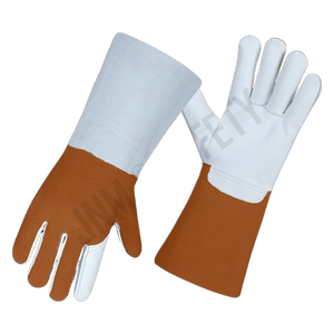 Guantes de Soldadura JNM SAFETY de Cuero Vacuno Resistente, 11 oz de Grosor, Sin Látex, Protección Industrial, Cómodos - Product Image 5