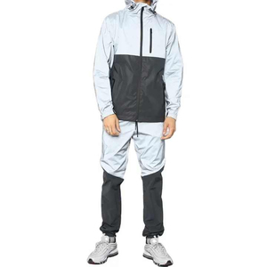 Wholesale Casual Men's Sportswear Jogging Tracksuits Zip up Men's Training Jogger Polyester <b>Wind</b> <b>Breaker</b> Nylon Tracksuits - Product Image 1