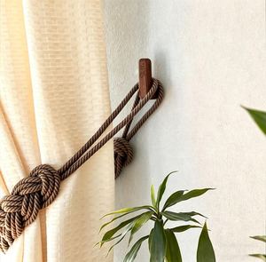 Porte-manteau mural en bois massif de luxe, fait main, pour entrée, couloir, chambre et bureau - Product Image 5
